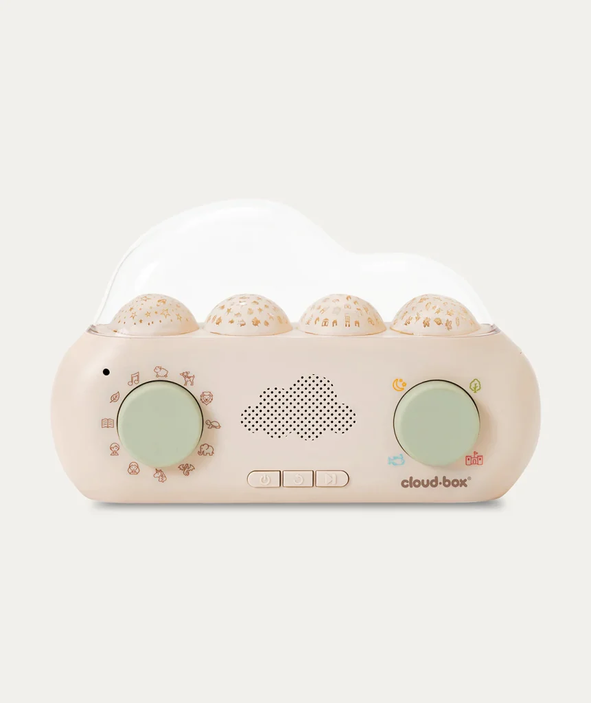 Junior Magazine Cloudbox storyteller and projection nightlight with white noise, £59.99