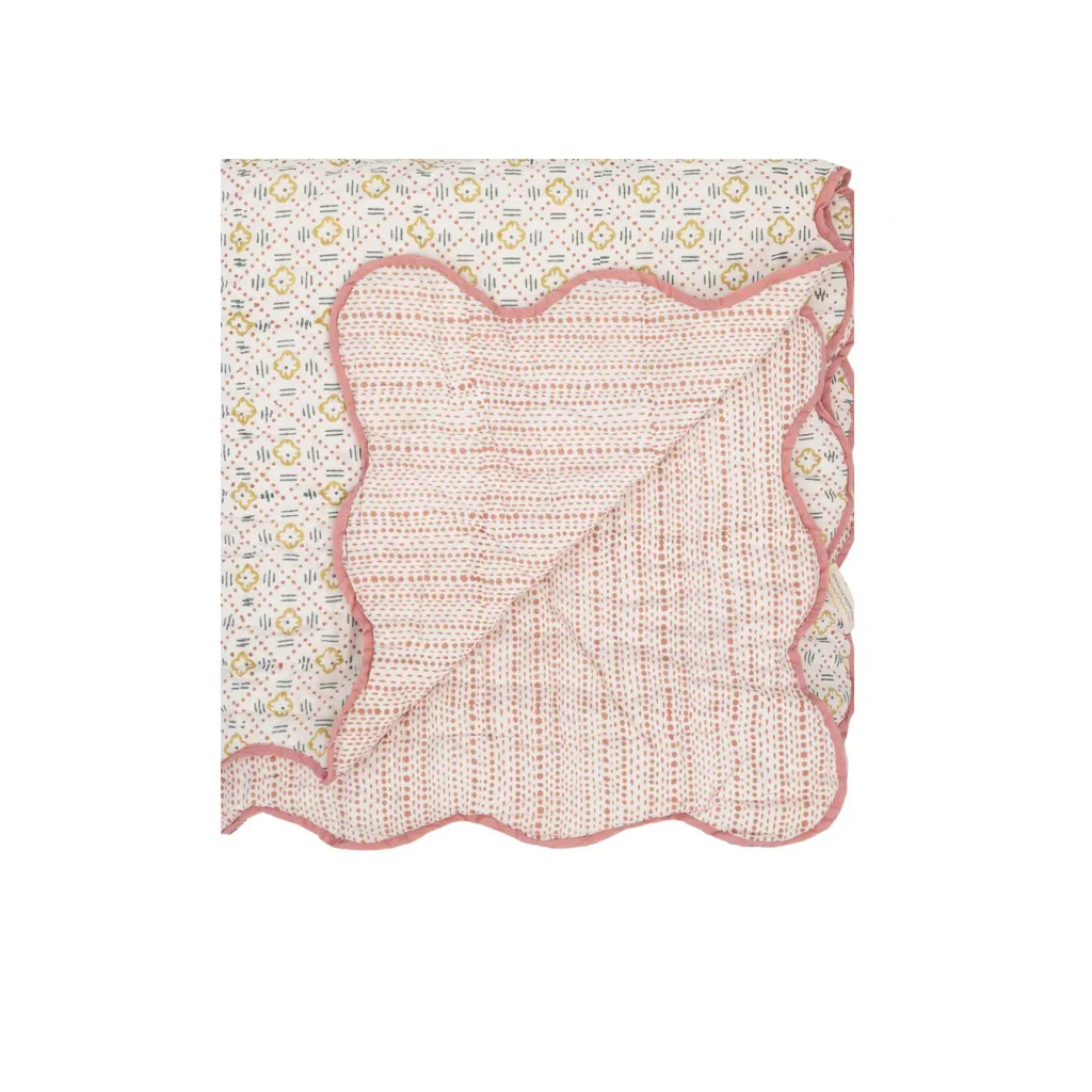 Junior Magazine Baby Celosia Scallop Quilt, £75