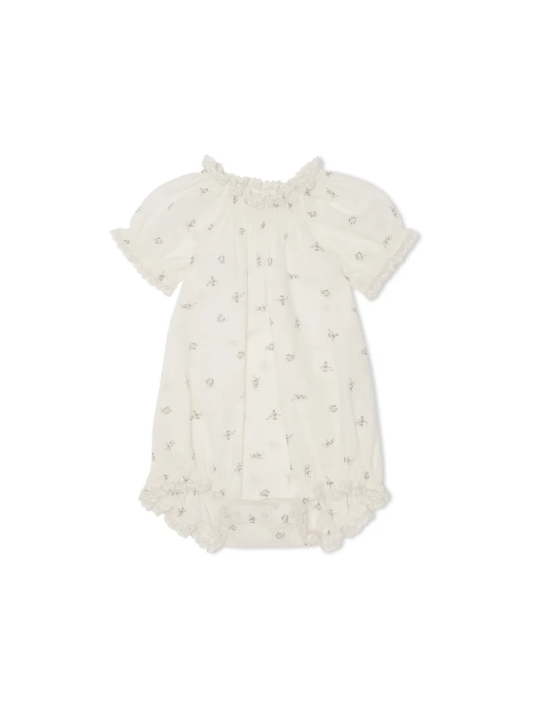 Junior Magazine Lace Trimmed Romper, £76