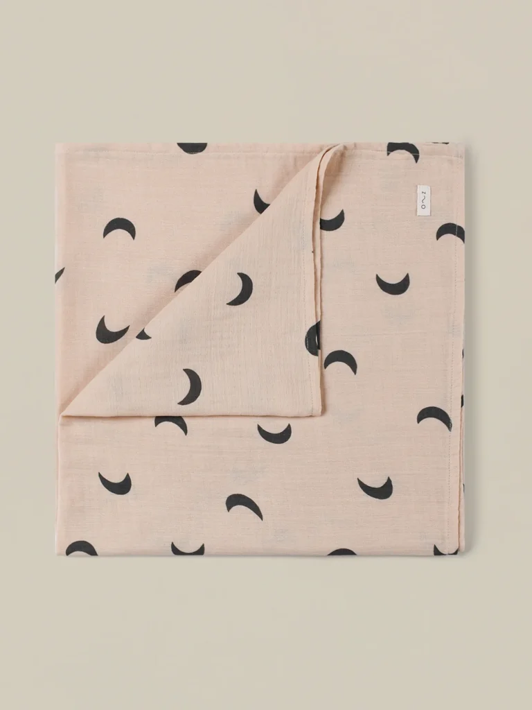 Junior Magazine Pebble Midnight Muslin, £24