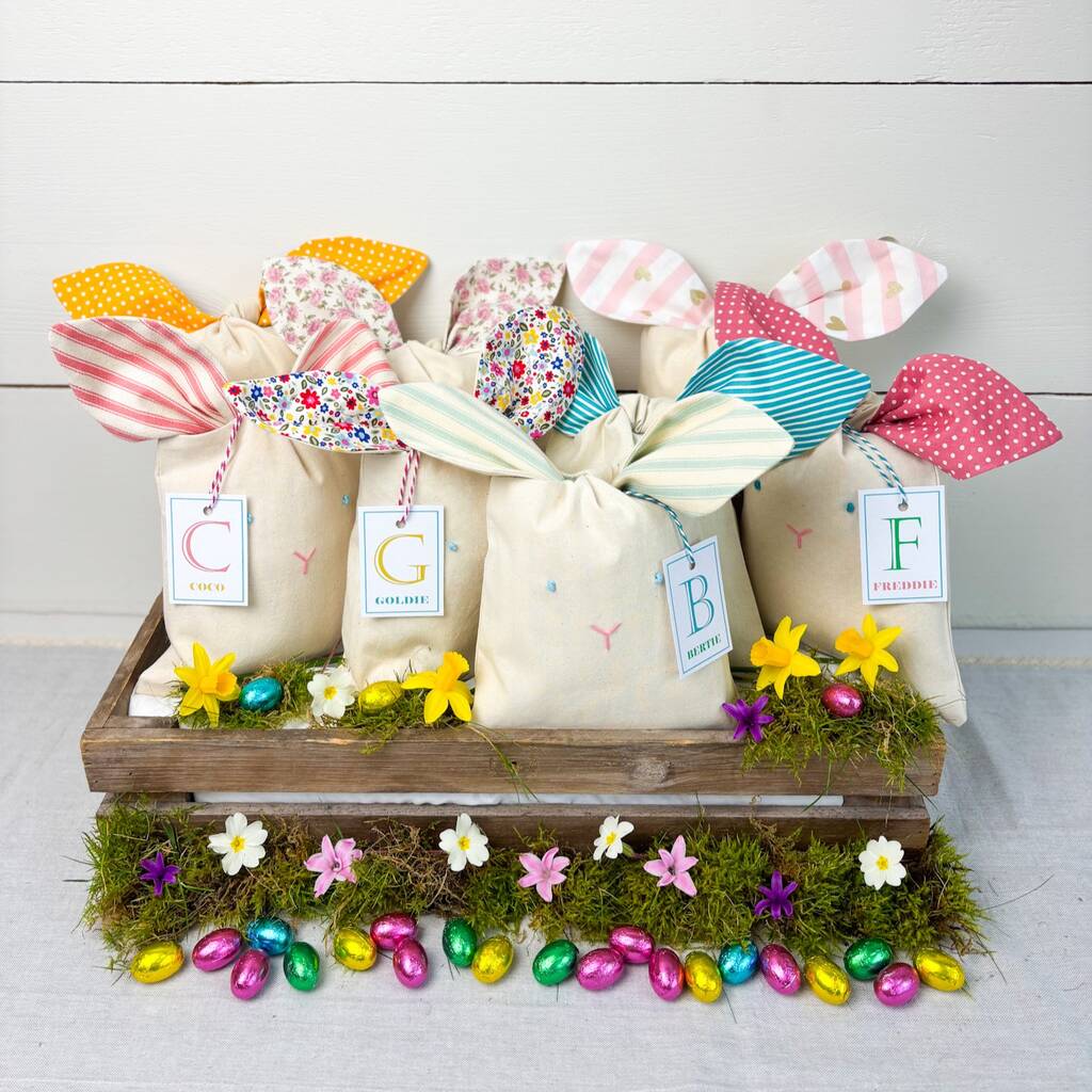 Junior Magazine By Alex Easter Bunny Treat Bag £12, Not On the High Street