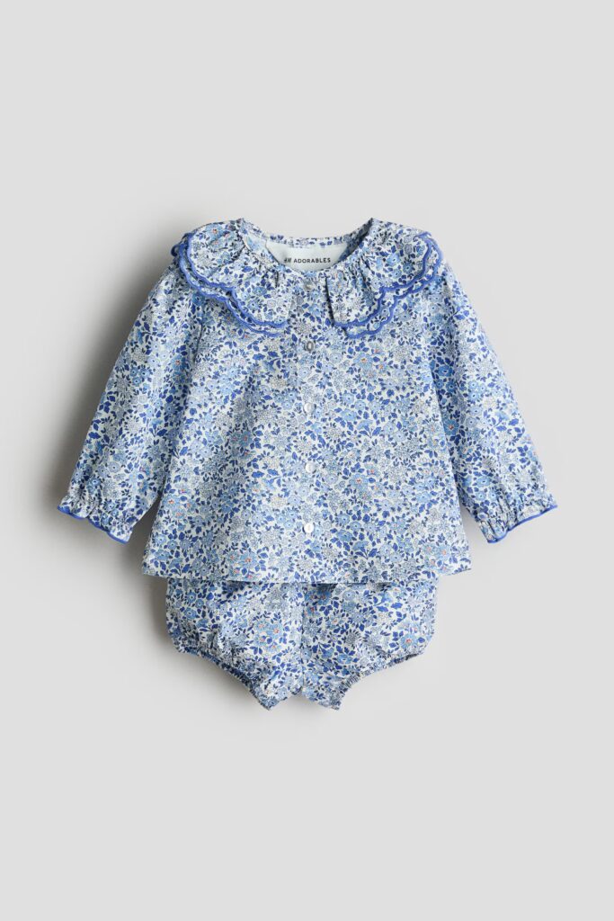 Junior Magazine 2-piece cotton muslin set, £18.99, H&M