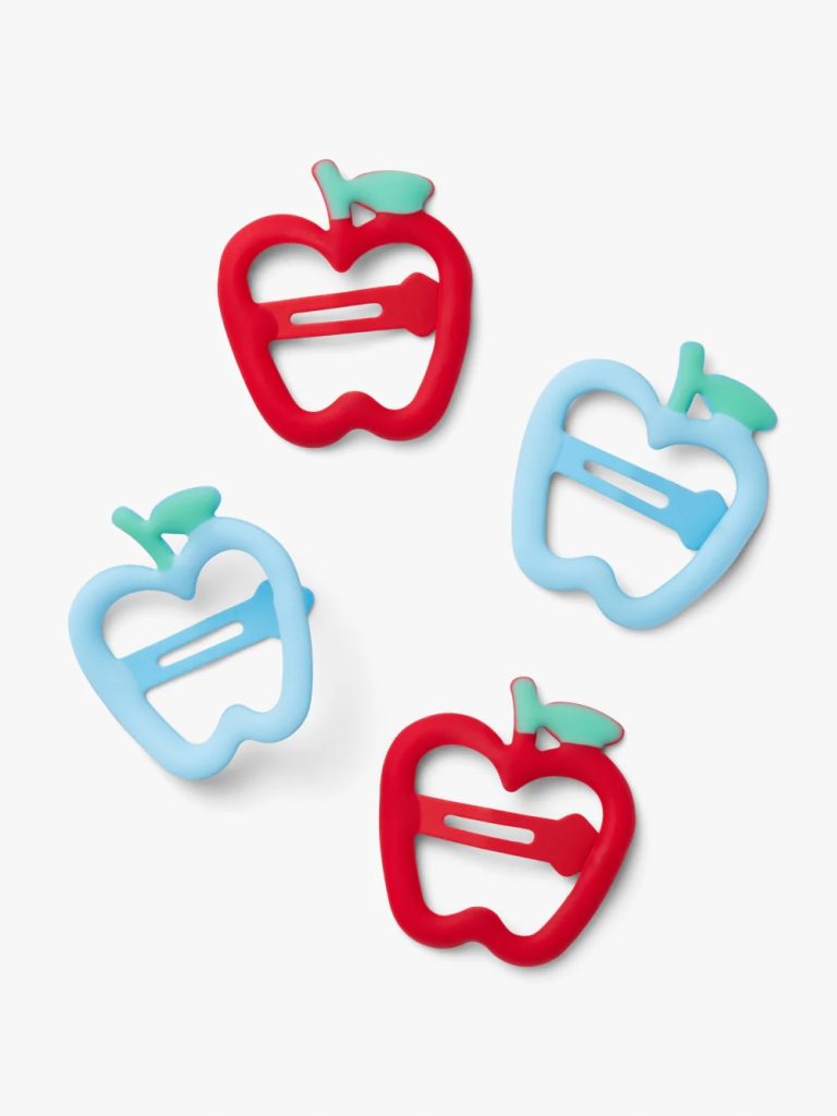 Junior Magazine Apple Snap Hair Clips, £8
