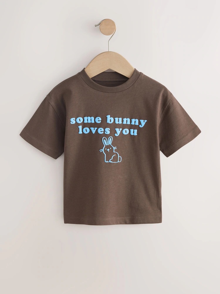 Junior Magazine Brown Short Sleeve Easter T-Shirt, from £7.50, NEXT