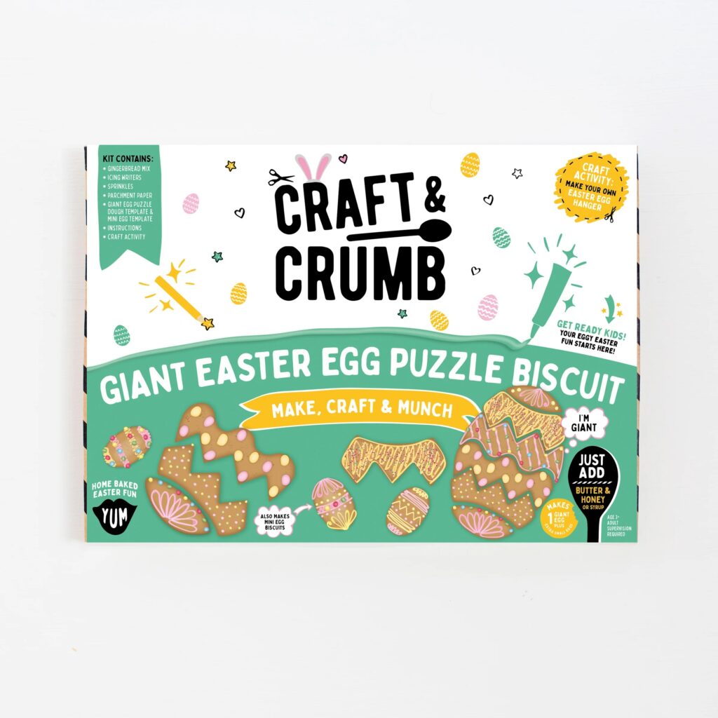 Junior Magazine Easter Egg Puzzle Bake and Craft Kit, £14.99, Craft & Crumb