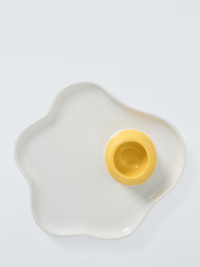 Junior Magazine Fried Egg Cup Plate, £10, John Lewis