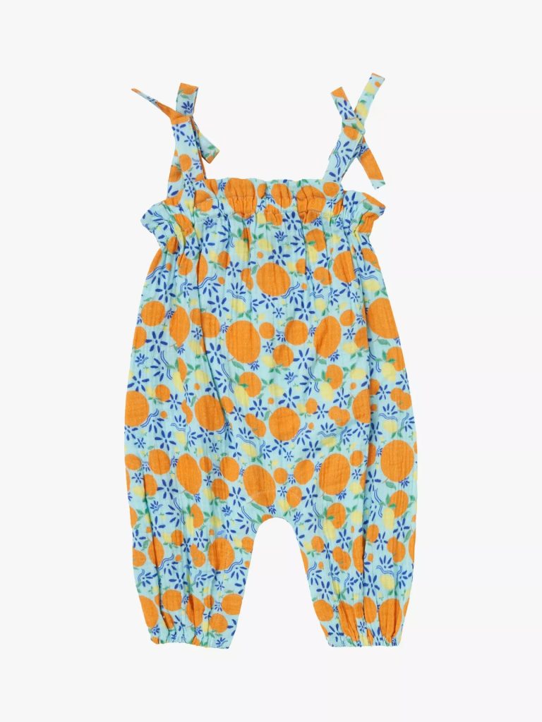 Junior Magazine Angel & Rocket Fruit Print Romper, £26