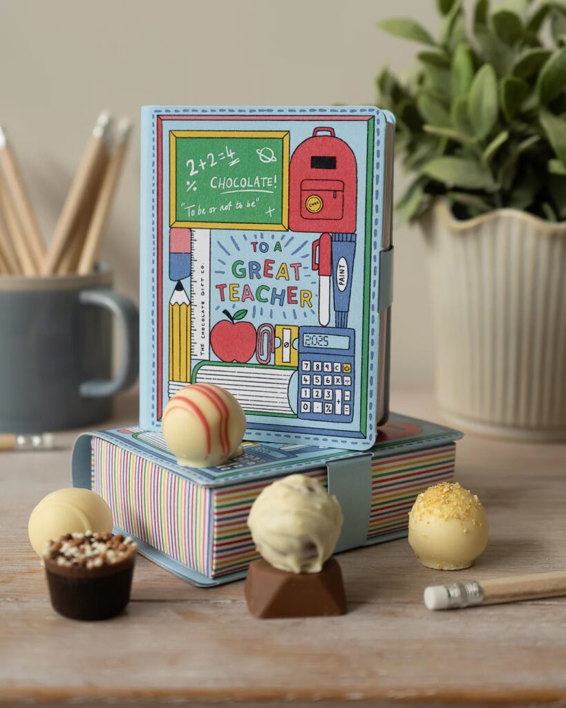Junior Magazine What teacher isn’t going to appreciate a lovely box of chocolates – this is our go-to for something a little more special.