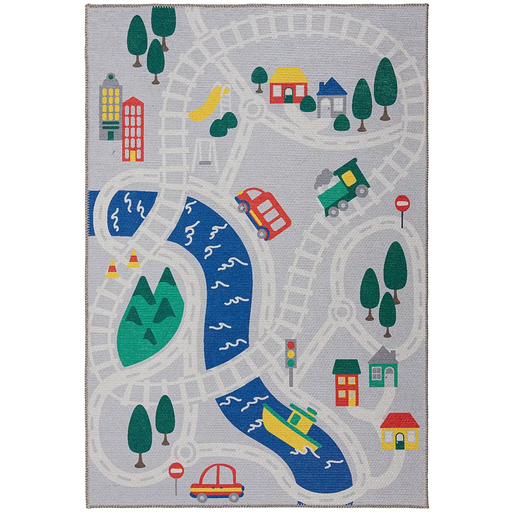 Junior Magazine PractiRug Adventure Play Washable Kids Rug, £35, Dunelm