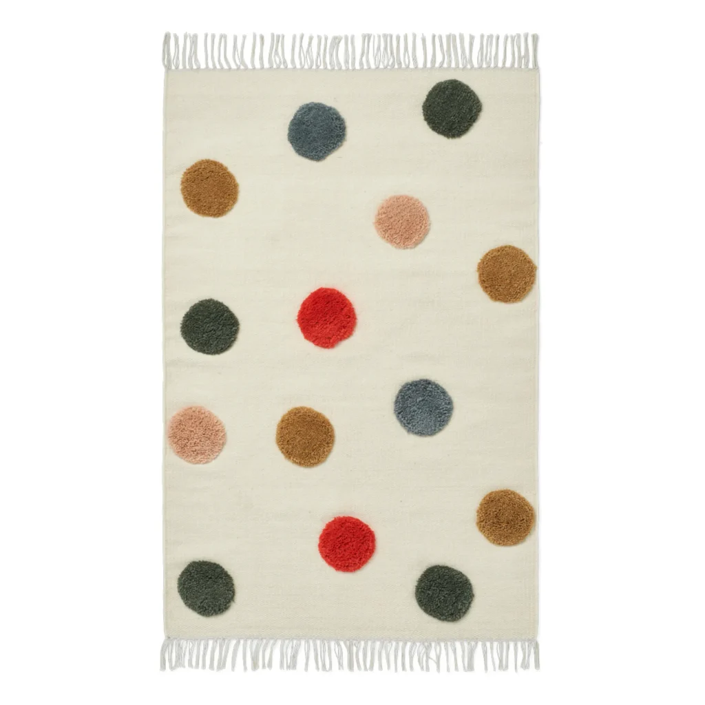 Junior Magazine Liewood Bent Wool and Cotton Rug, £101, Smallable