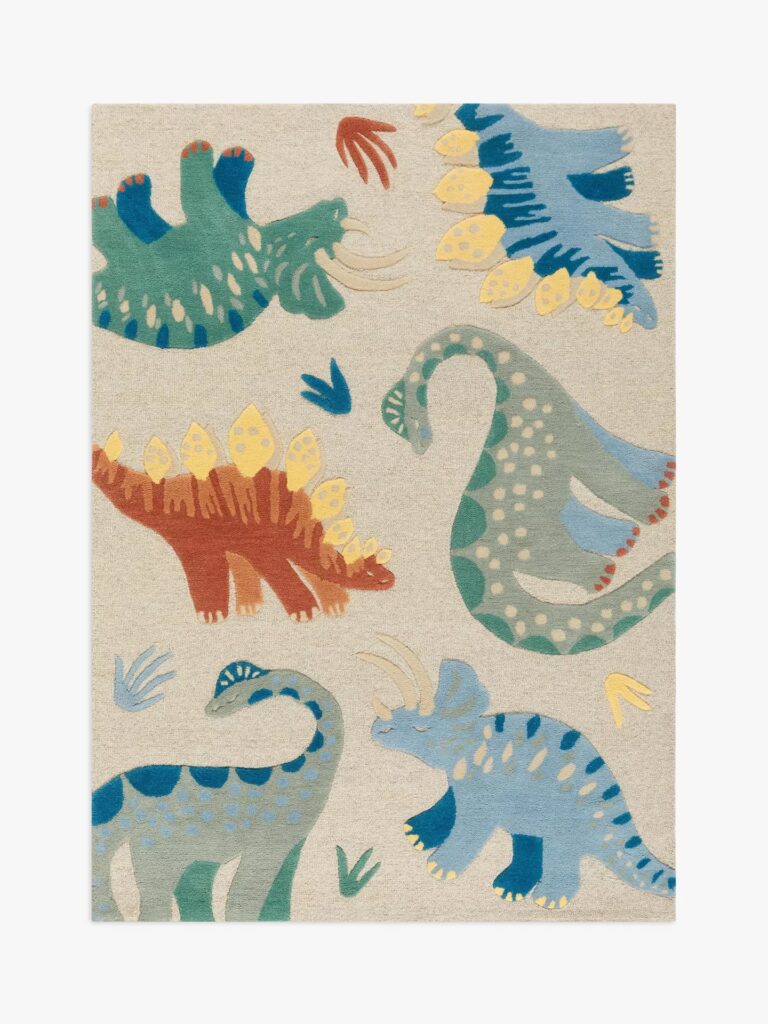 Junior Magazine Dinosaur Wool Rug, £110, John Lewis