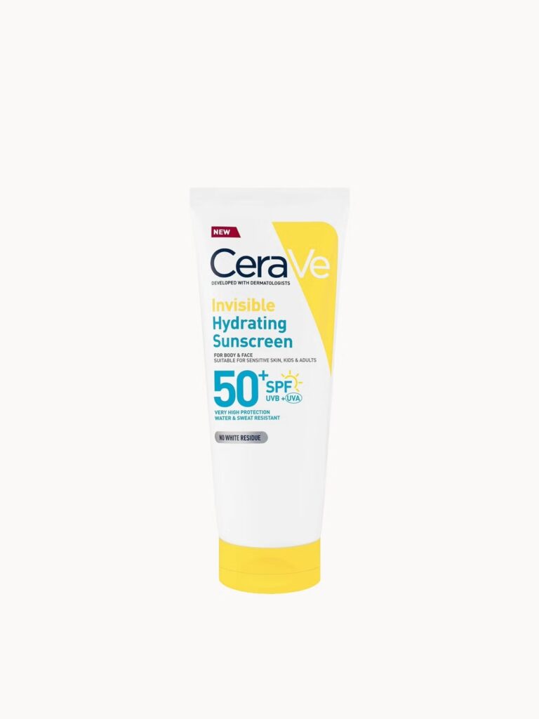 Junior Magazine A great everyday choice for keeping teen skin protected and healthy. This lightweight, invisible formula ticks all the boxes. With broad-spectrum SPF50 protection, it leaves no white cast, feels comfortable on skin and provides long-lasting hydration without feeling heavy on young skin.