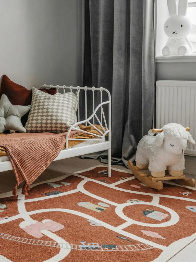 Junior Magazine Road map-Rust Red Rug, £120, Rugvista