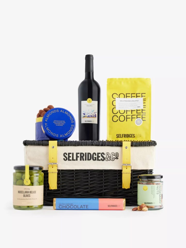 Junior Magazine The perfect hamper for foodies – and that wicker crate will be handy afterwards for all those bits and bobs that lurk in the shed!