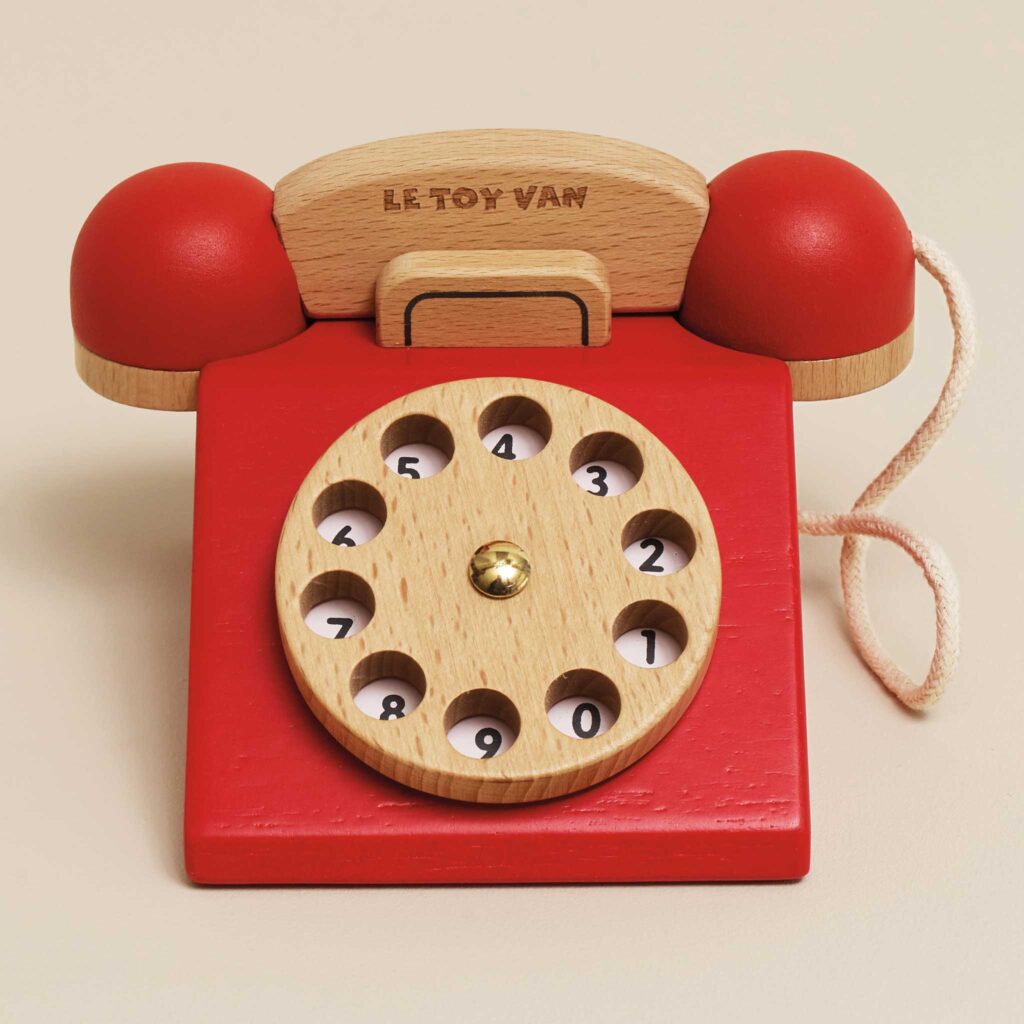 Junior Magazine We’re certain this iconic telephone is in your child’s toy box, or sitting proudly on a shelf – it’s a firm favourite! This retro-phone has a spinning dial and has been upgraded for the anniversary year with a more muted red paint job.
