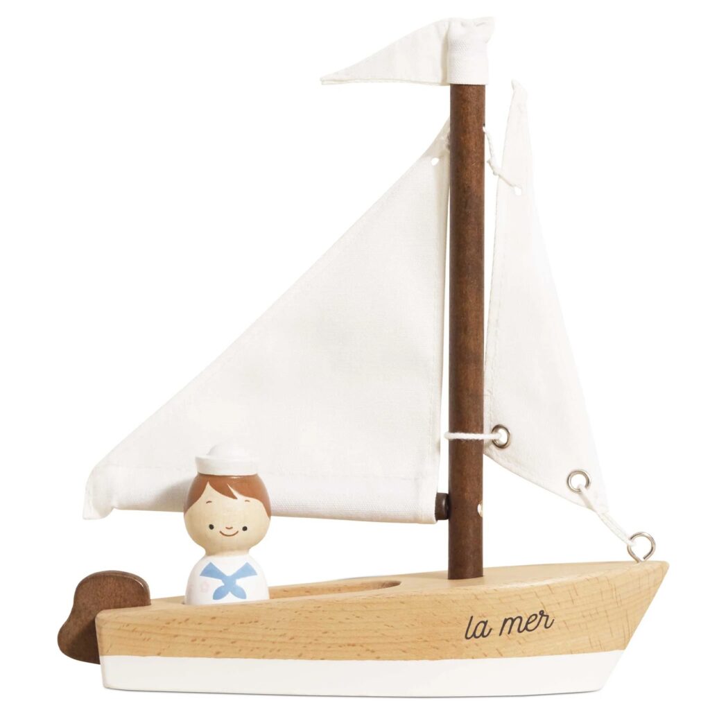Junior Magazine Part of Le Toy Van’s new collection, we just adore these new ethically made, pared back toys. What a wonderful and memorable gift this little lone sailor in his boat would make!