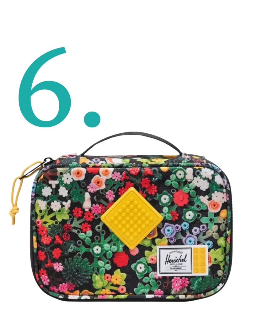 Junior Magazine We love this Herschel Supply Co x LEGO pencil case, which has a sturdy zip-around shell that means it’s easy to poke around in plus a top handle for carrying. It also has a separate mesh compartment inside for keeping things neat and organised. Available in two different designs  – classic Lego and flower Lego. Matching back packs available.