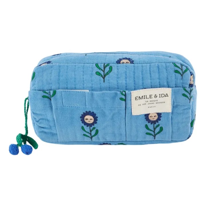 Junior Magazine A pretty but sturdy corduroy pencil case with a cute zip pull and pockets for erasers, sharpeners and secret notes!