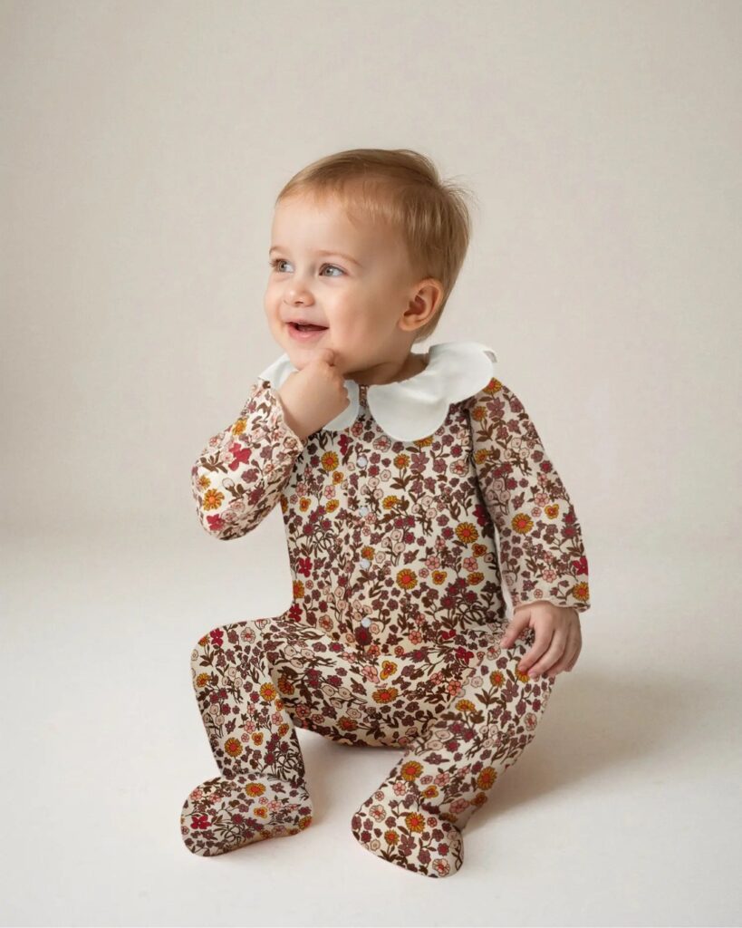 Junior Magazine Printed Organic Cotton Sleep Suit, 19.99€, Monoprix
