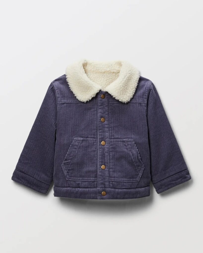Junior Magazine Reversible Sherpa Cord Jacket, 39.99€, Monoprix