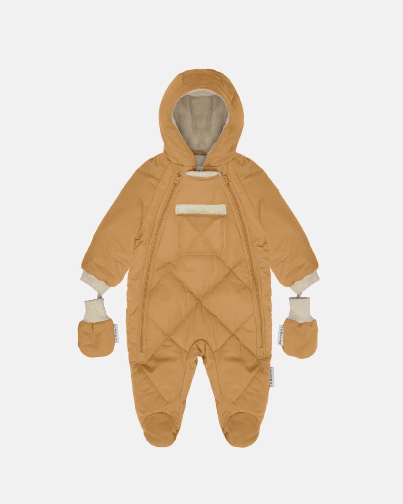 Junior Magazine Snow Jumpsuit in Cognac, £82, 7AMEnfant