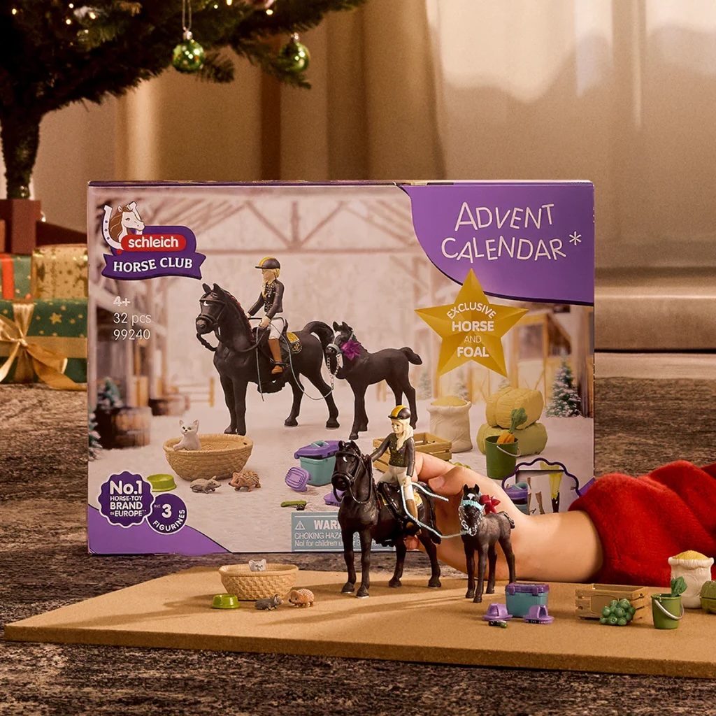Junior Magazine Advent Calendar Horse Club 2026 , £34.99, Schleich