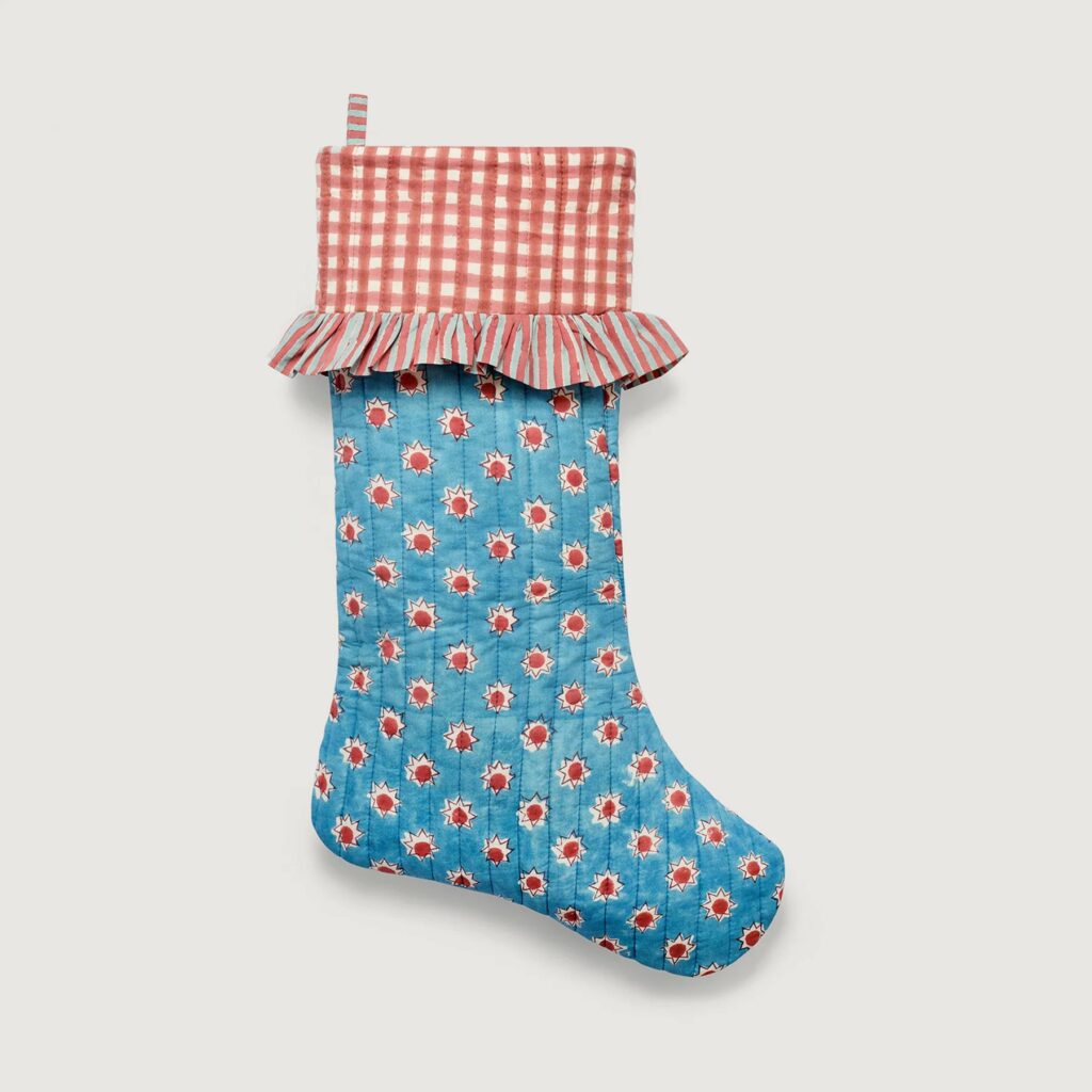 Junior Magazine Att Pynta x Yonder Christmas stocking, £46, Att Pynta