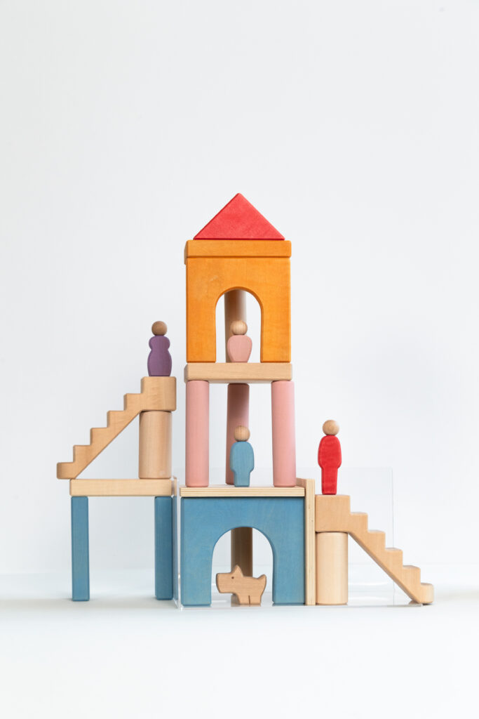 Junior Magazine Multi Floor Block Set, £122, Advar