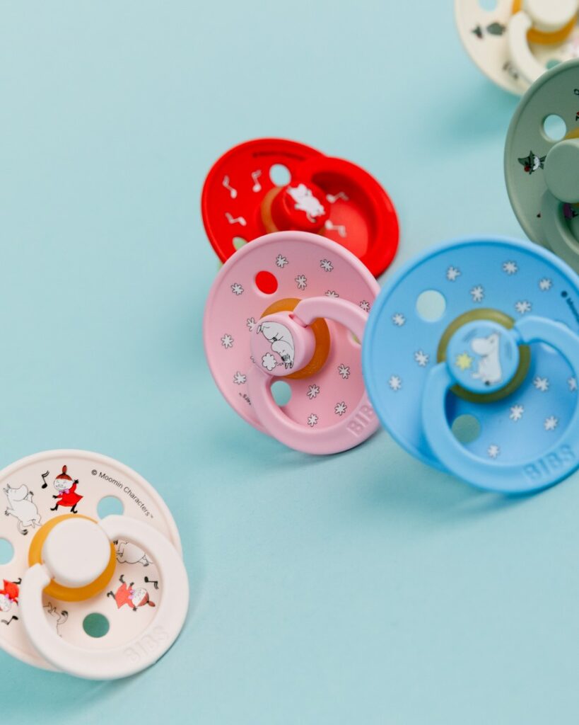 Junior Magazine BIBS X Moomin Dummies, from £11.95, BIBS