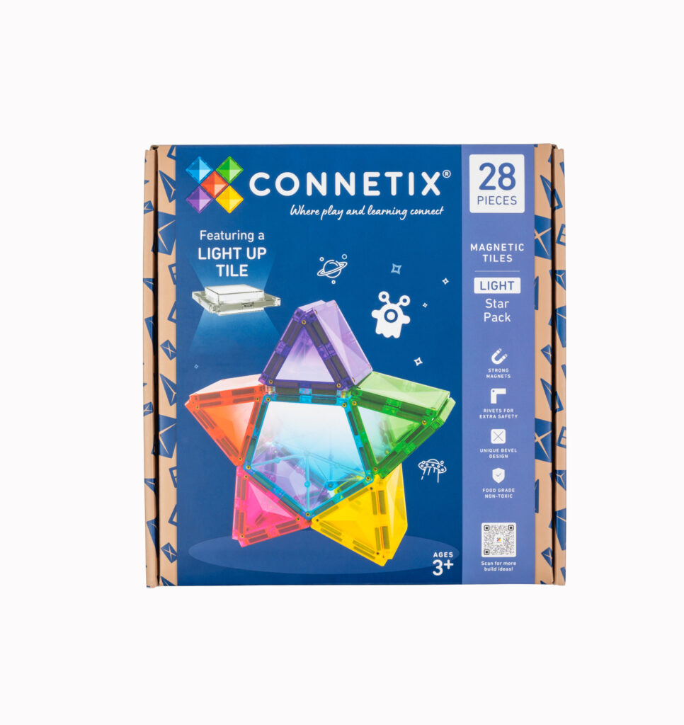Junior Magazine Connetix Light Star Tiles (Pack of 28), £59, John Lewis & Partners