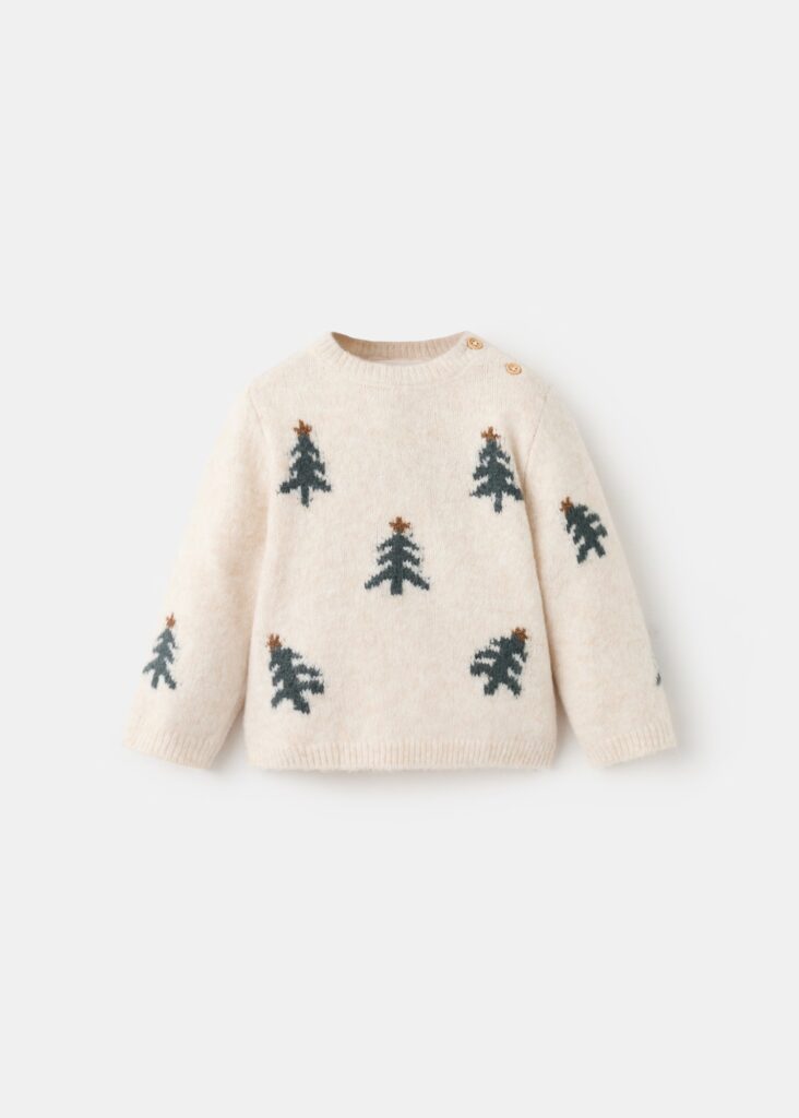 Junior Magazine Christmas Tree Sweater, £19.99, Mango