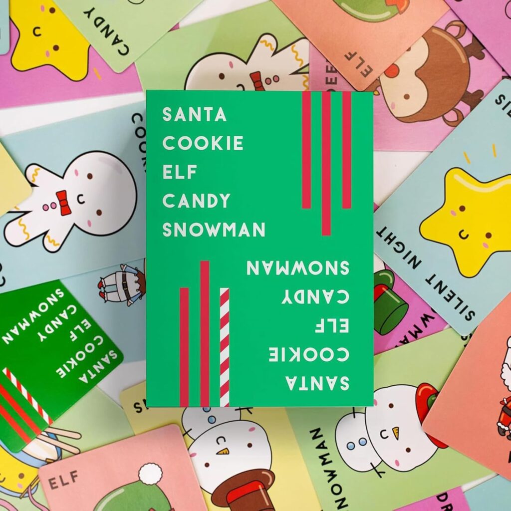 Junior Magazine Santa Cookie Elf Candy Snowman Card Game, £6.99, Amazon