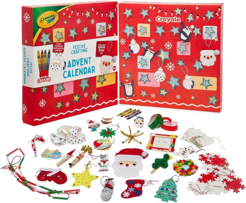 Junior Magazine Crayola 24-Day Arts and Crafts Advent Calendar, from £24, Amazon