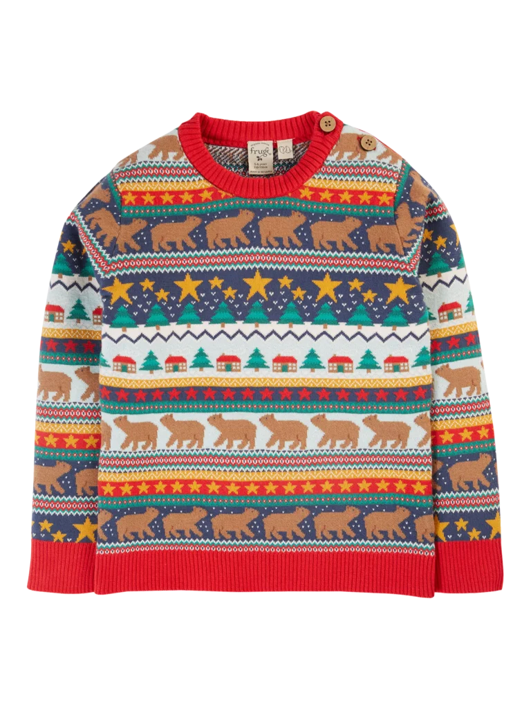 Junior Magazine Forest Fairisle Jumper, from £34, Frugi