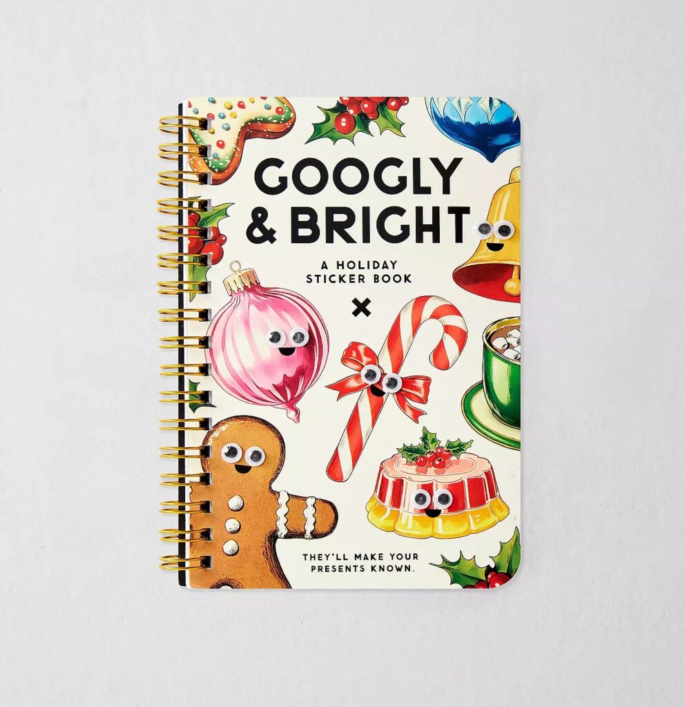 Junior Magazine Googly & Bright Holiday Sticker Book, £7, Urban Outfitters