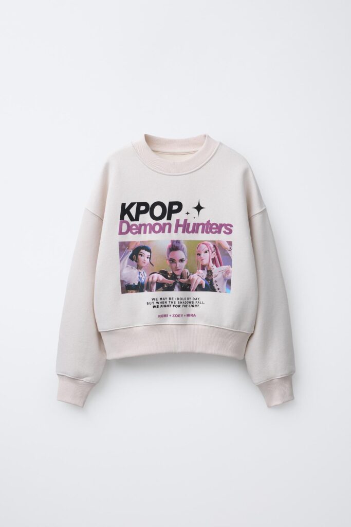 Junior Magazine KPOP Demon Hunters Sweatshirt, £19.99, Zara Kids 