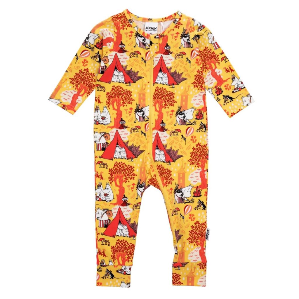 Junior Magazine Camping Baby suit, £19.95, Moomin Shop