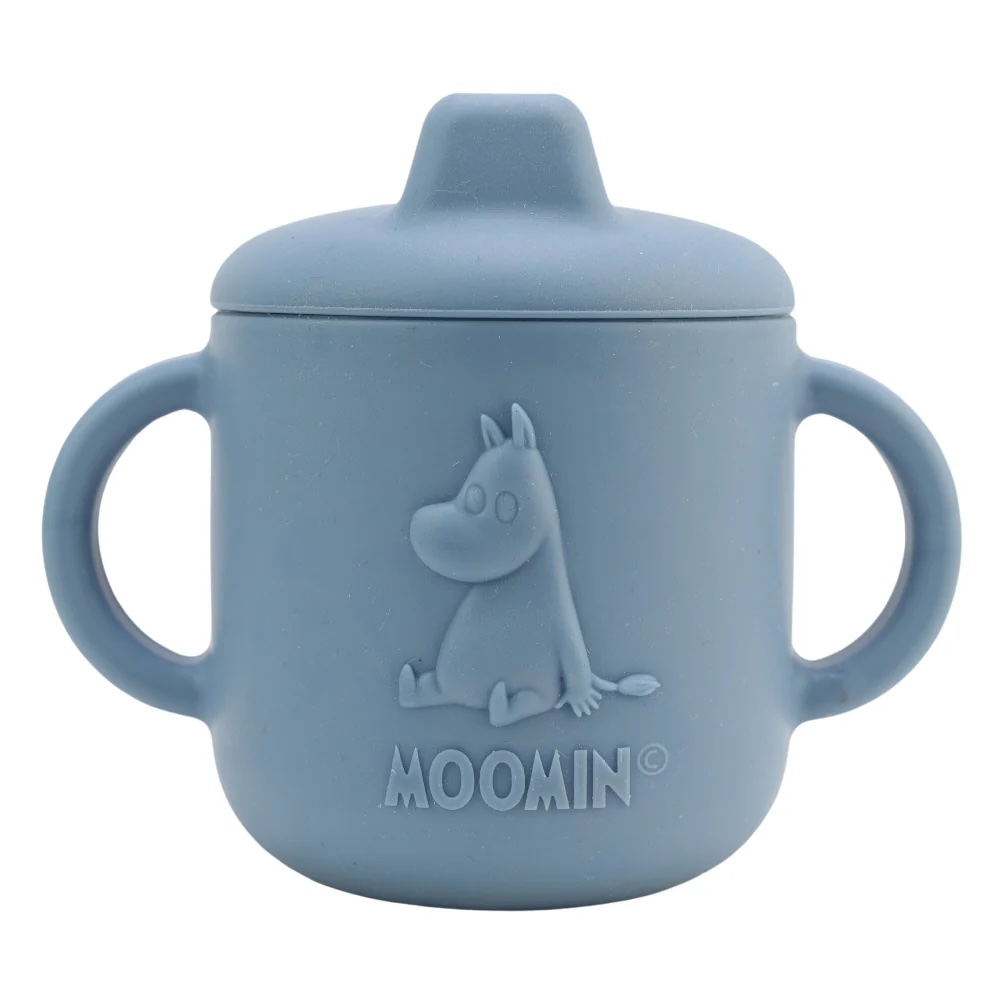 Junior Magazine Moomintroll Silicone Cup Blue, £19.95, Moomin Shop