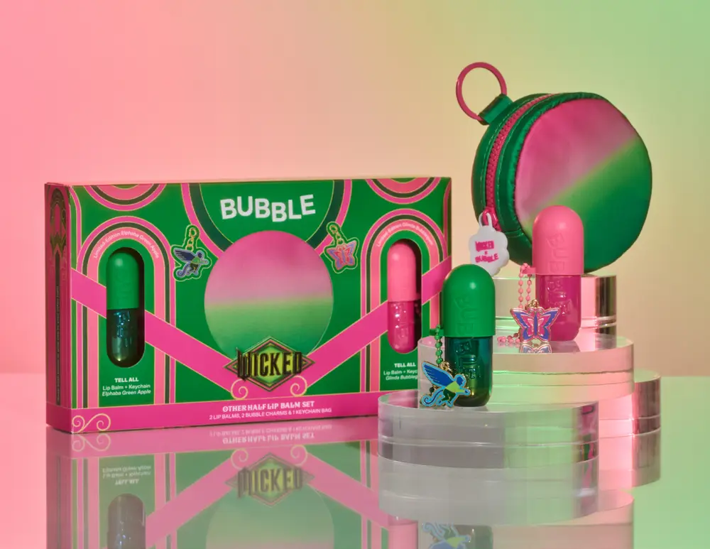 Junior Magazine Bubble X Wicked Other Half Lip Balm Set, £26, Boots