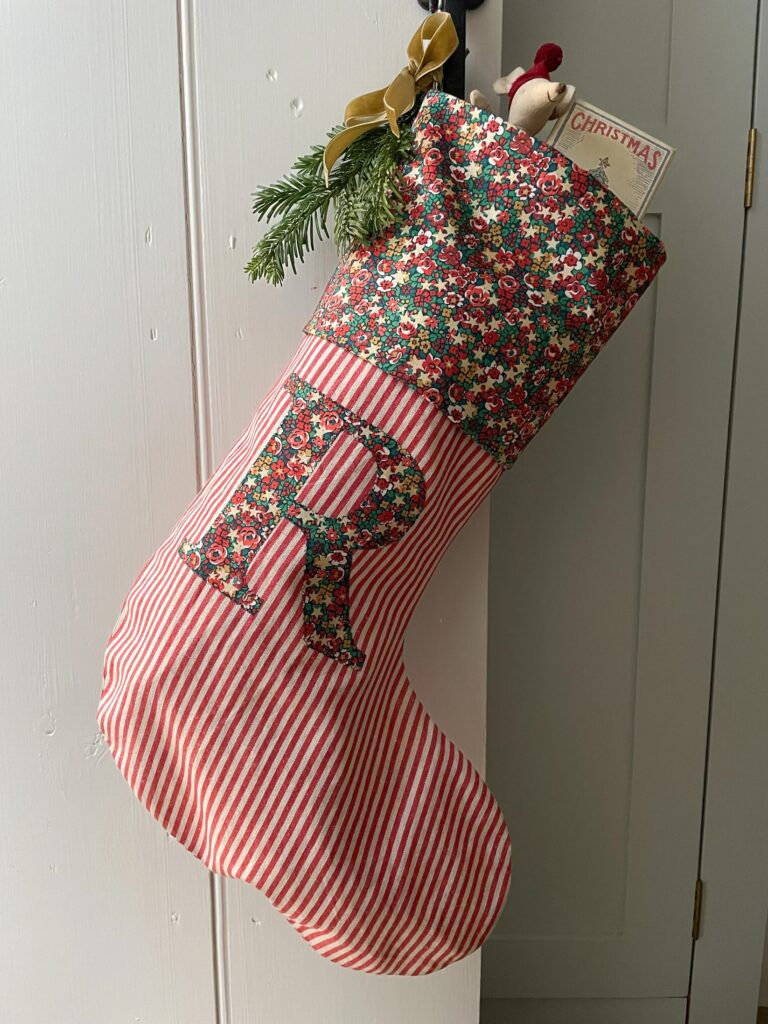 Junior Magazine Personalised Christmas Stocking, £46, Cece & Bear
