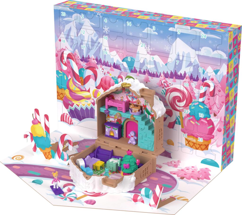 Junior Magazine Polly Pocket Gingerbread Advent Calendar, £19.99, John Lewis