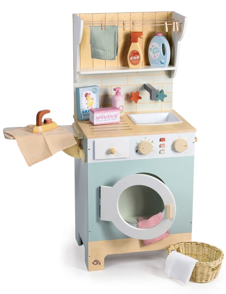 Junior Magazine Launderette Playset, £195, Tenderleaf Toys