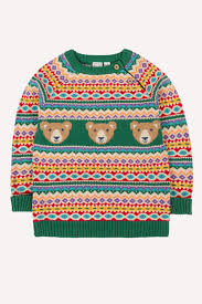 Junior Magazine Fowey Fairisle Knitted Jumper, from £34, Frugi