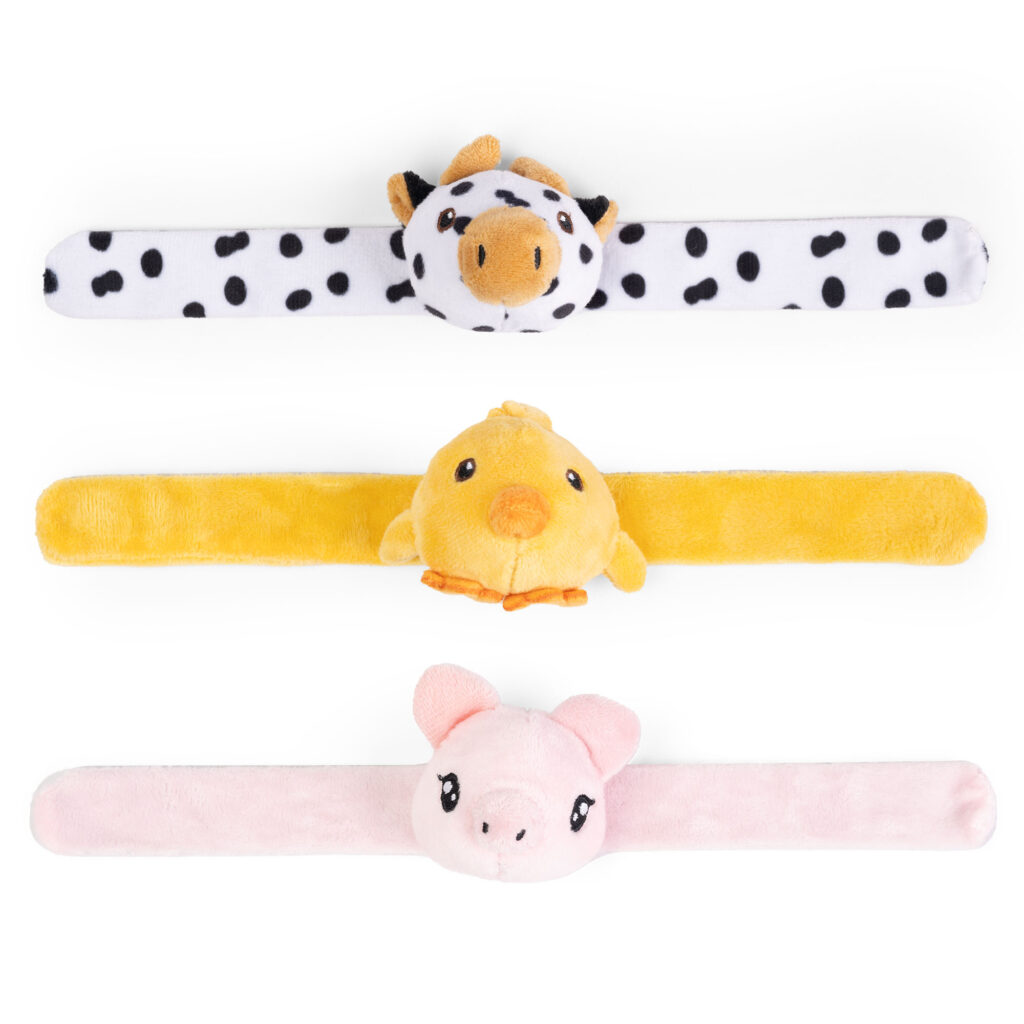 Junior Magazine Animal Snap Bands, £7 for set, KewLittlePigs
