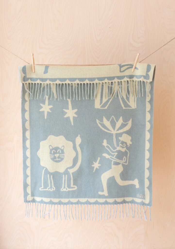Junior Magazine Lambswool Baby Blanket, £65, tbco