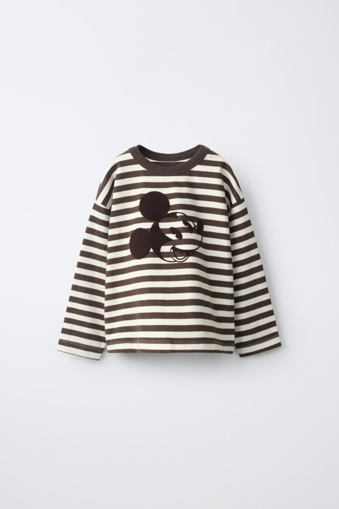 Junior Magazine Mickey Mouse Disney Striped T-Shirt, £12.99, Zara Kids