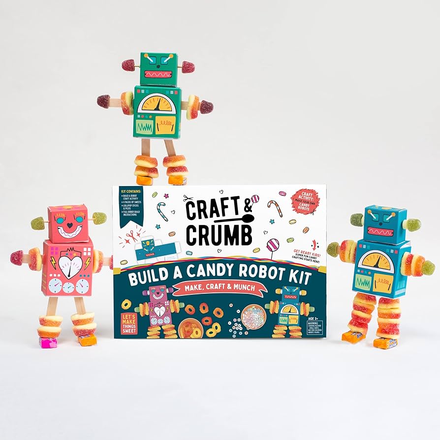 Junior Magazine Build a Candy Robot Kit, £12, Craft & Crumb