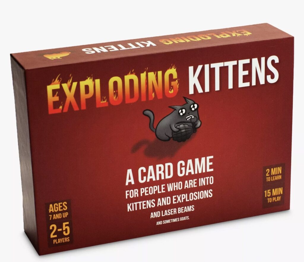 Junior Magazine Exploding Kittens (Asmodee), £19.99, John Lewis & Partners
