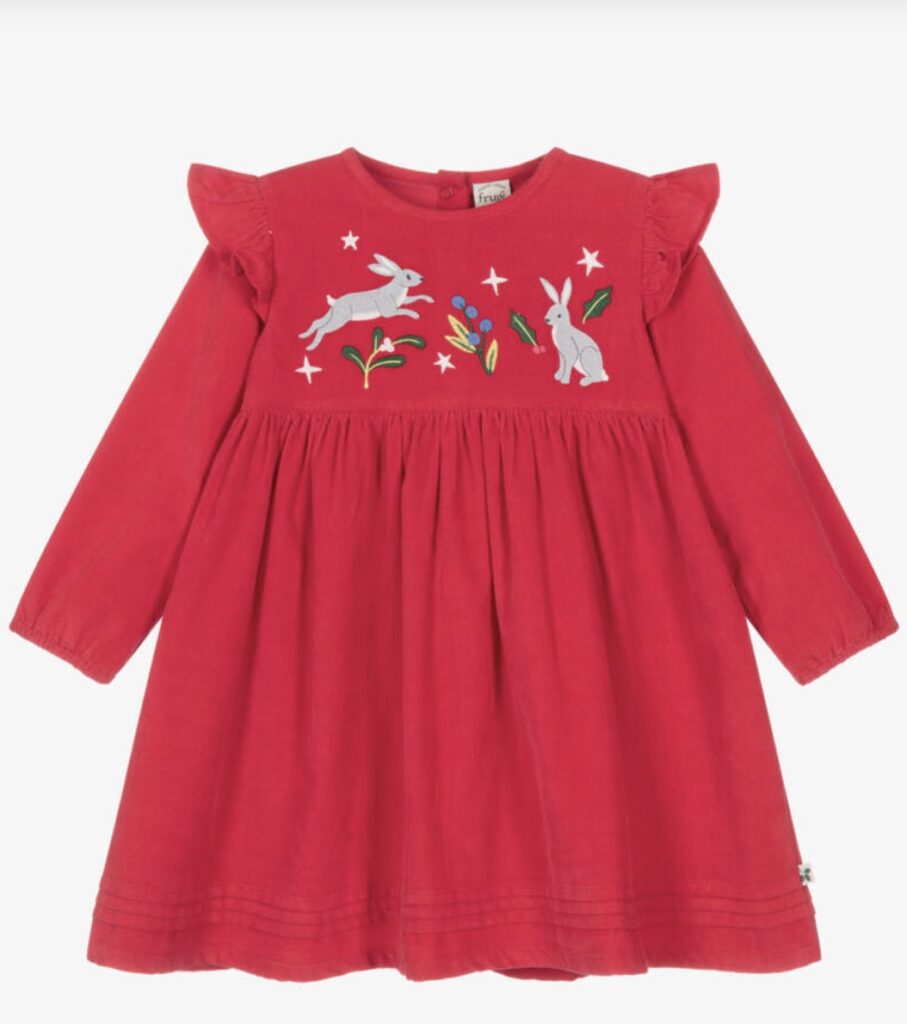 Junior Magazine Maud Cord Dress, from £40, 0-5yrs, Frugi