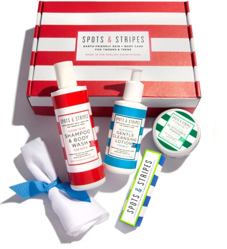 Junior Magazine Hero Gift Box For Boys, £59, Spots & Stripes